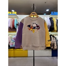 [에스핏 NC엑스코점] 포켓몬스터 리자몽 잠만보 고오스 피카츄 냐옹이 피치기모 안감 약오버핏 맨투맨 아동 맨투맨 포켓몬투게더RT55