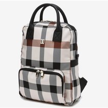 닥스 베이지 체크원단 나일론 초경량 여행 골프 등산 트레킹 여성 백팩(신모델)