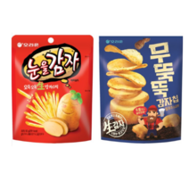 오리온 무뚝뚝감자칩 60g x 6p + 눈을감자 56g x 6p, 5세트