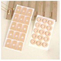 티눈 물집 보호 방지 쿠션 패드 밴드 15pcs DD-11737, 사다리꼴