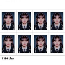 블랙핑크 제니 지수 로제 포카 굿즈 포토 카드 앨범, 1180