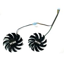 새로운 2PCS 75MM FD7010H12S 4PIN GTX760 그래픽 카드 팬 GPU VGA 쿨러 사파이어 듀얼-X GTX 550 750 770, 01 FD7010H12S