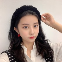온리정 벨벳 리본 헤어밴드 두꺼운 머리띠 현아머리띠 꽈배기헤어밴드 현아헤어밴드