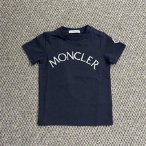 [몽클레어] [명품]23SS 몽클레베이비 로고 반팔티셔츠 네이비 8C000 22 8790N