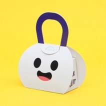 [시즌상품] 할로윈 손잡이박스(유령) / 9.5x6x10.5cm 5장 // 쿠키포장 사탕포장 할로윈데이
