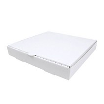 크라운포장 무지화이트 13인치 사각 피자박스 30매 345x345x45mm 포장 음식 단상자 식품 패키지 용기