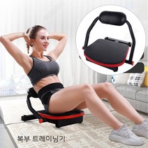 SMABAT 건복기 무설치 복근 운동기구 다이어트 보조 헬스기구 가정용, 블랙
