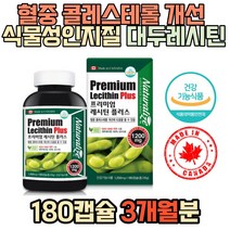 레시틴 혈중 콜레스테롤 개선 포스파티딜콜린 대두 캐나다 직구 영양제 여성 남성 설날 선물추천 갱년기 수치 LDL 농도 낮추는 직수입 장모님 부모님 갱년기 50대 60대 70대 80대