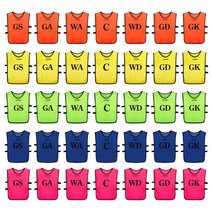 넷볼 전용 팀조끼 7개포지션 1세트, 블루