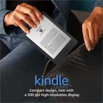 올뉴 아마존 킨들 Kindle 300ppi 고해상도 디스플레이 16기가 22년 릴리즈버전, 기본
