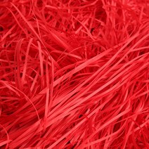 쵸핑 스터핑 스타핑 주름쵸핑 포장부자재 100g 200g, 일자쵸핑200g-레드