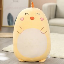 봉제완구 다이노스 핑크 돼지 따뜻하게 감싸다 기프트 잡아 봉제인형 애니메이션 동물 손을 허그 쿠션 3758538449, 병아리, 친구를 배웅함 60 센치 (피부 친화