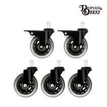 듀플렉스 듀 세차 버킷돌리 교체용 인라인 바퀴 3인치 5개세트