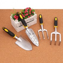 BUyuS세발갈퀴 4종 원예도구 홈가드닝 원예삼지창 모종삽굿딜 브이숍, 상세페이지 참조