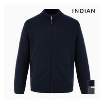 인디안 INDIAN 골조직 방모 집업 가디건__MITBCWWA431