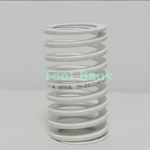금형스프링/흰색 SR 외경 21파이 기장 25mm~200mm/삼솔스프링, 21x175