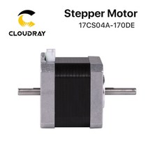 Cloudray Nema 17 스테퍼 모터 40mm 42Ncm 1.7A 더블 샤프트 2 단계 CNC 3D 프린터 피스 밀링 머신