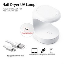미니 6W 네일 드라이어 LED UV 램프 마이크로 USB 젤 바니시 경화기 아트 장비 비즈 매니큐어 도구, 05 55052