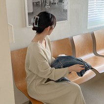 비일즈 골지 롱 원피스 69083 빅사이즈 여성의류