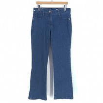 빈티지다온 SJSJ 여 스판끼 세미부츠컷 데님팬츠 블루