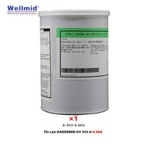 견고한 ARALDITE AW106 수지 경화제 HV 953 U 다목적 에폭시 접착제 금속 세라믹 목재를 포함한 다양한 재, 02 0.8kgHV953U