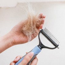 반려견 빗 장모종 단모종 갈고리형 브러쉬 소형, 블루(소형), 블루(소형)