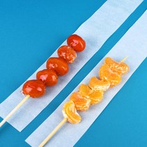 탕후루 포장지 6x40cm 1000매 탕후루종이 유산지 바닥지 종이 깔지 식품지, 1개, 1000개입