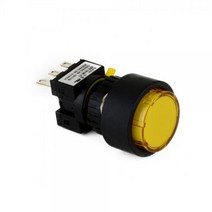 2A2B 푸쉬락 전원 스위치 24V DC LED 돌출형 ON-ON 16mm KBL161AT-L3C2푸쉬 락 전원 스위치 LED, 블루 [KBL161AT-L3CB2]