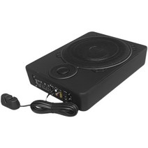 시트 우퍼 12v 24v 8인치 10인치 자동차 오디오 서브 우퍼 서브 우퍼 카시트 전용 초박형 액티브 벨트 고음, 8인치 초박포(케이블 포함) 와이어 컨트롤 하이에, 더블 혼, 만능인