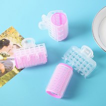 BEAUTY CELL 집게 헤어롤 3p 1세트 핑크 구르프/헤어구르프/세팅롤/열헤어롤/셋팅롤, 단일 모델명/품번