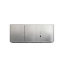 주방 상부장 스테인레스 팬트리장 유리장 보관함, 두꺼운 201 스텐 유리 문 150x60x35