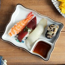 이로도리 야마고 직사각 나눔회접시 (3color), 야마고 직사각 회접시 [화이트], 1개