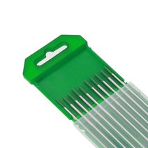 10 x TIG 텅스텐 전극 10 16 24 30 32 40mm 순수 텅스텐 WP 녹색 제조 공급, 06 3.2mm, 02 175mm