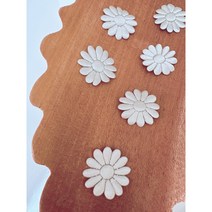 [그레이스샵]부자재 수공예 한복악세사리 만들기 부자재 베이지 2.8cm 해바라기꽃 15pcs (주문수량1=15개)