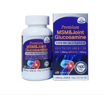 엠에스엠 앤 조인트 글루코사민 1800mg x 60정 관절 뼈 건강 무릎