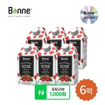 본네프리미엄 로즈힙 퓨레 주스 500mL 6개입, 5) 링곤베리 애플 퓨레 500mL 6팩