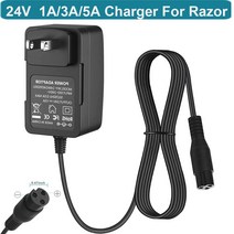 24V 스쿠터 배터리 충전기 면도기 더트 바이크 E100 E200 E300 E125 E150 E500 PR200 및 mx350 포켓 모드/스포츠 모드 쿼드, [01] 미국, [01] 24V 1.5Amp