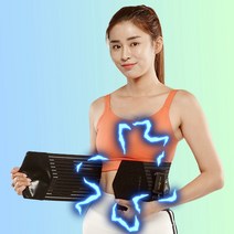 복근운동기구 뱃살빼는기계 다이어트 EMS 운동 기구, XL 사이즈 (39~43인치)
