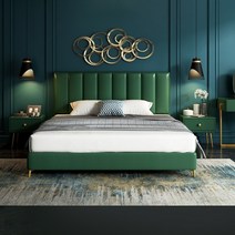 부부트윈침대 부부싱글침대 트윈침대 슈퍼싱글침대프레임 평상형침대 이탈리아 라이트 럭셔리 가죽 침대 1.8 미터 가죽 침대 현대 미니멀 북유럽, 뼈대, 가죽침대 + 협탁 1개(원목 서랍) + 천연라텍스, 1500mm2000mm