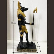 정원 장식조각상 이집트 여신 이시스 동상 모성 마법의 키거실 미니어쳐거실 미니어쳐, 25x10x6cm