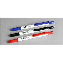 모리스 JUSTCLICK 퀵마크 F 엑스트라 네임팬, 01 혼합 검1,빨1,파1, 1세트