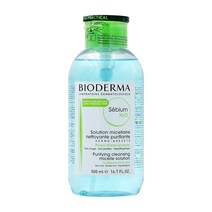 Bioderma 바이오더마 세비엄 H2O 퓨리파잉 클렌징 미셀라 솔루션 펌프 500 ml, 1개, 500ml