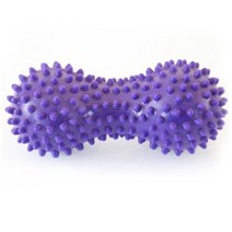 장요근마사지 1pc pvc 뾰족한 볼 트리거 포인트 스포츠 피트니스 손 발 통증 스트레스 릴리프 발바닥 근육 긴장 공, 보라