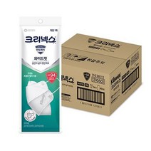 내일도착 크리넥스 KF94 와이드핏 마스크 대형1px40개, 40개, 1개