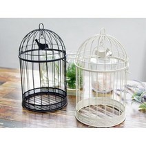 빈티지 느낌 카페 거실 장식 철제 새장 신혼집선물, 선택사항_브라운