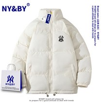 MLB 겨울 남녀공용 패딩 점퍼 데일리 캐주얼 아우터 양키즈 로고 아우터 4color