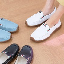 더힐 더힐슈즈 가죽 삼선 여성여자 로퍼 플랫슈즈 단화 3cm/3color sml333