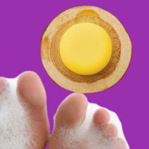 족저사마귀 무좀 발뒤꿈치각질 제거 완화 천연 비누, 1개, 1개