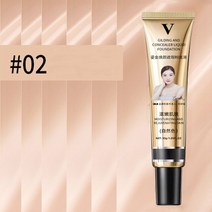 컨실러스틱 컨실러파레트 리퀴드 파운데이션 BB 크림 워터 프루프 래스팅 오일 컨트롤 커버 여드름베이스 메이크업 모이스처라이즈 매트 컨실러 페이스 코스메틱, [02] Style 2, 02 02, 한개옵션1