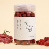 한우생고기 70% 진짜육포 트릿 180g 3개 묶음, 국내산 오리고기 180g 3개 묶음